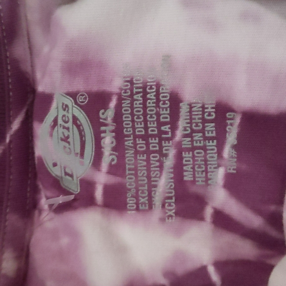 DICKIES Tie-dye Graphic Logo Tee ~ NWOT - Picture 7 of 11